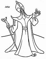 Aladdin Jafar Aladin Imagini Colorat Planse Carti Characters Carte Jasmine Abu Lámina Villain sketch template