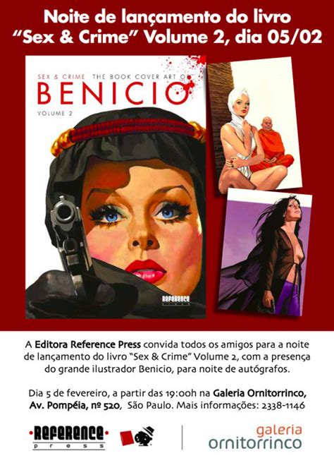 Sex And Crime De Benicio Será Lançado Em São Paulo