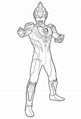 Ultraman Colorear Wonder sketch template