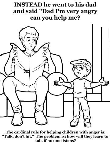 bible coloring pages  children coping  anger