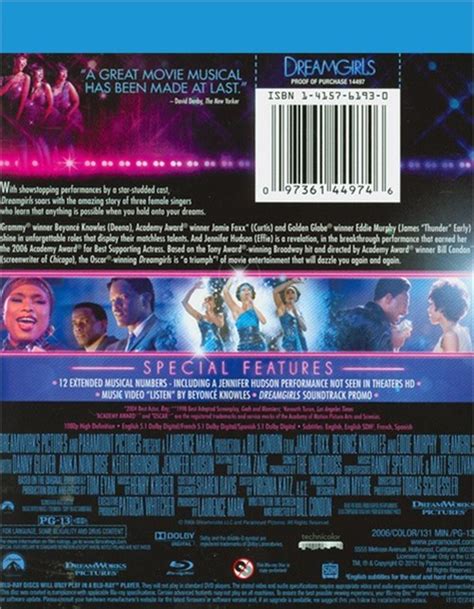 dreamgirls blu ray 2006 dvd empire
