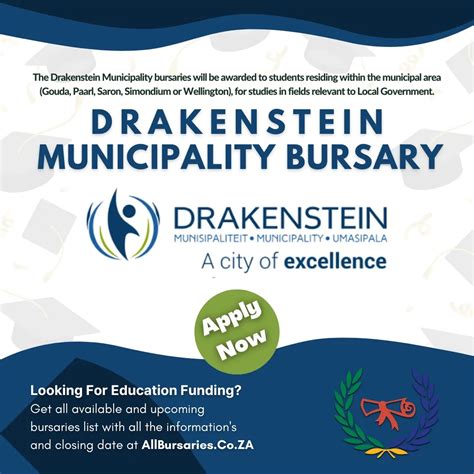 drakenstein municipality bursary