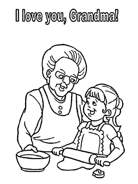 love  grandmother coloring pages color luna