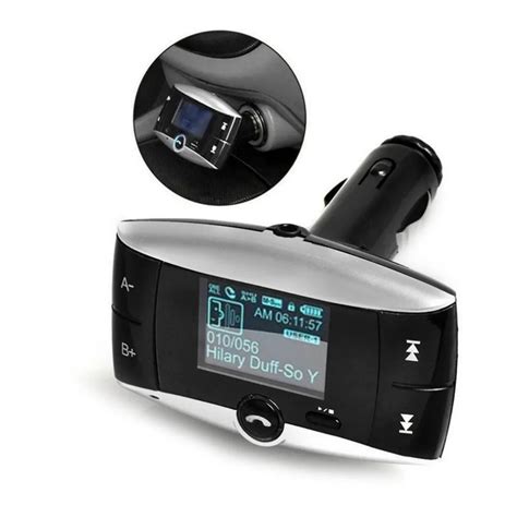 portable car mp audio player fm transmitter wireless modulator car bluetooth kit hands  usb