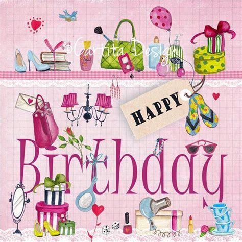 images  female birthday cards  pinterest