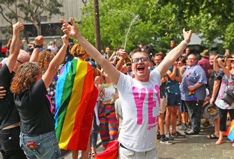 australians reacting to the same sex marriage yes vote might make you cry