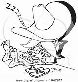 Siesta Cartoon Clipart Man Clip Outline Illustration Royalty Rf Toonaday Guy Poster Print Clipground Rest Clipartof Illustrations Sleeping Coloring Eps sketch template