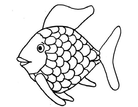 august coloring pages rainbow fish printables august preschool themes