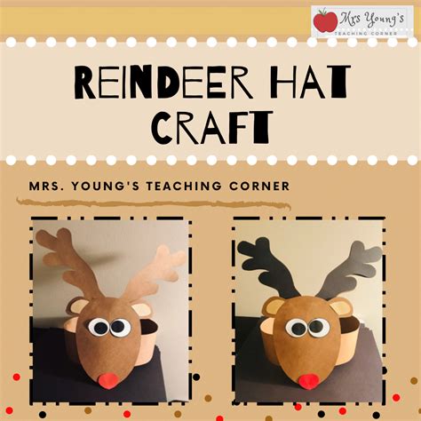 reindeer hat craft reindeer hat hat crafts reindeer