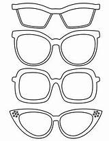 Coloring Pages Goggles Getcolorings Sunglasses sketch template