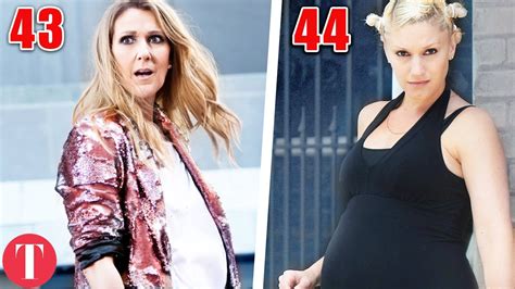 25 celebrities who got pregnant after 40 years old youtube