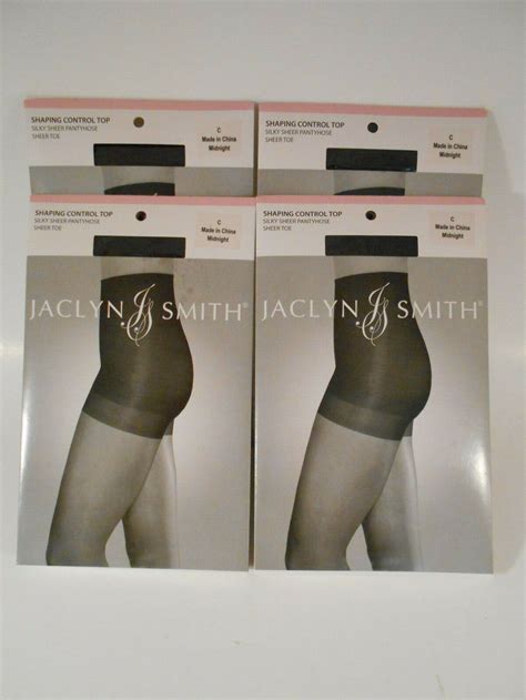 pantyhose jaclyn smith control top midnight c 4 per order