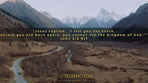 “jesus replied “i tell you the truth unless you are born again