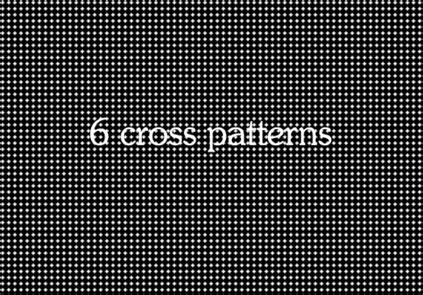 Free Cross Patterns