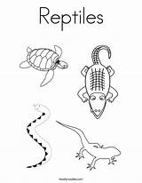 Coloring Reptiles Pages Twistynoodle Amphibian Reptile Turtle Snake Printable Alligator Lizard Print Preschool Kids Colouring Animal Color Worksheets Amphibians Tracing sketch template