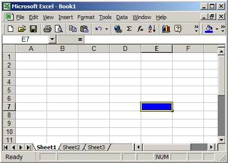 simple excel cells