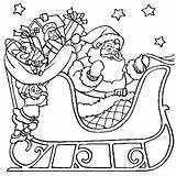 Sleigh Ride sketch template