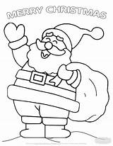 Coloring Pages Santa Christmas Kids Merry Fun Colouring Printable Claus Sheets Xmas Tree Printables Drawing Snowman Reindeer Paper Toddler Parties sketch template