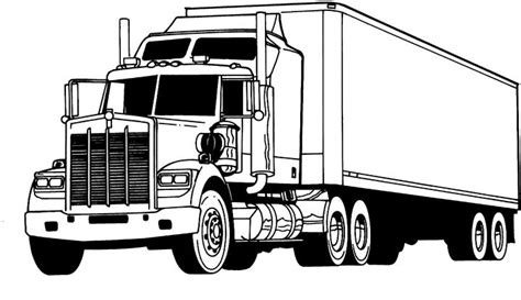 truck coloring pages coloringpagescom