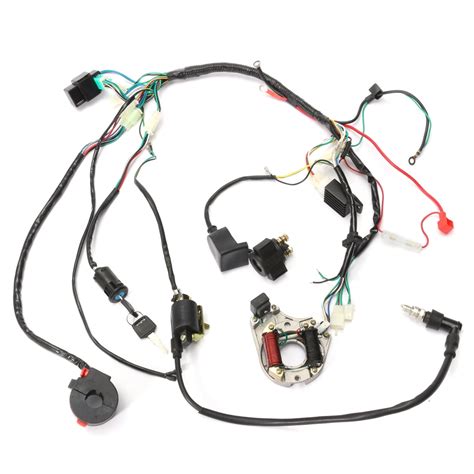 cc full wire harness wiring cdi assembly atv quad coolster parts accessories money