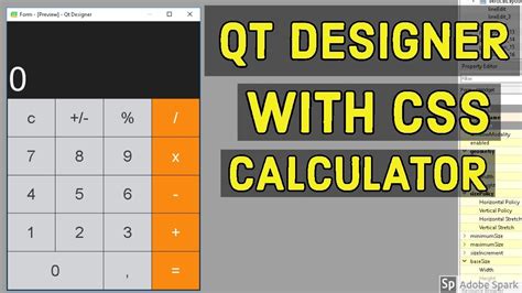 design calculator form qt  css youtube