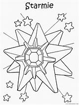 Pokemon Coloring Starmie Coloring4free 2021 Characters Printable Pages Related Posts sketch template