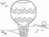 Globos Aerostatico Imprimir Balloons Transporte Medios sketch template