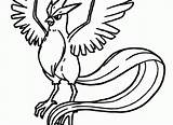 Articuno Pokemon Coloring Pages Getdrawings Getcolorings sketch template
