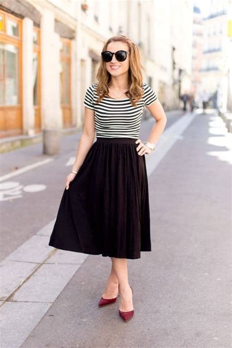 ways  wear  black skirt