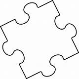 Coloring Puzzle Piece Popular sketch template