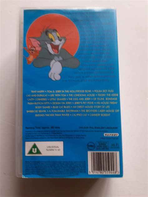 tom  jerrys special bumper collection vhs double video tape   hrs picture