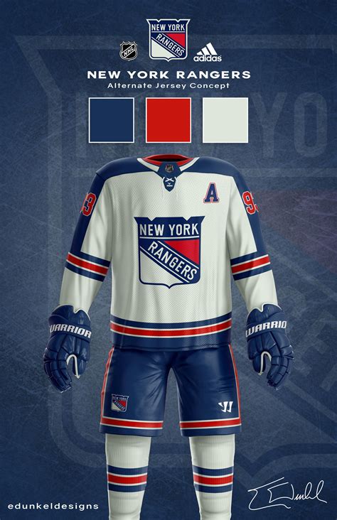 york rangers alternate jersey concept rangers