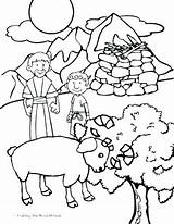 Abraham Coloring Pages Getcolorings Printable Color sketch template