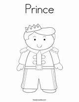 Coloring Prince Pages Print Princess Ll Outline Twistynoodle Cursive Favorites Login Add sketch template