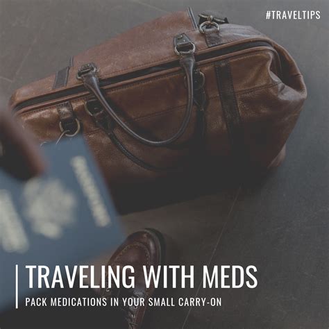 traveling  medications