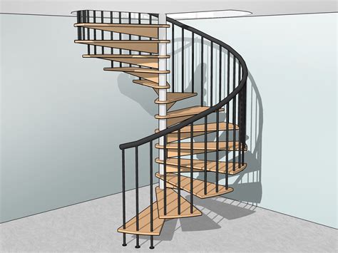 build spiral stairs  steps  pictures wikihow