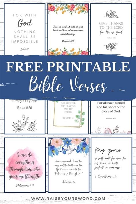 beautiful  printable bible verses