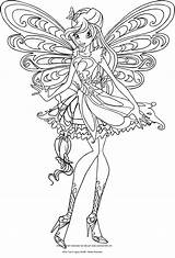 Winx Bloom Butterflix Club Ausmalbilder Coloring Drawing Pages Printable Drawings Paintingvalley sketch template