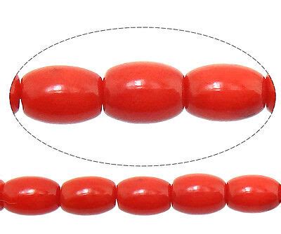 naturel rouge corail nature gemme perles ovale  mm stk  ebay