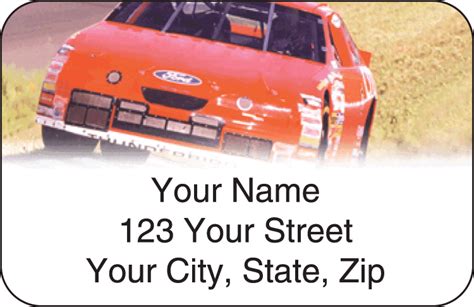 racing address labels styles checks
