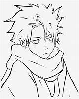 Coloring Anime Pages Boys Characters Guy Cute Bleach Boy Sheets Print Body Character Male Cool Kids Girl Face Guys Color sketch template