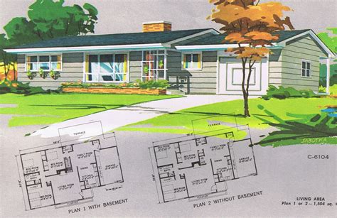 mid century modern ranch house plans  national house plan