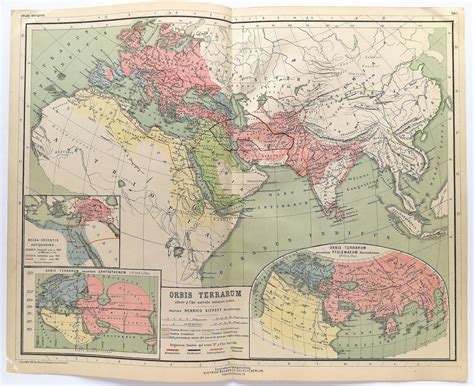 mapa del mundo  mapa antiguo mapa victoriano en color etsy mexico