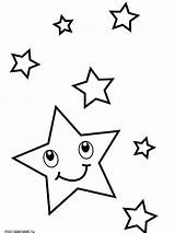 Coloring Star Pages Printable Mycoloring Other sketch template