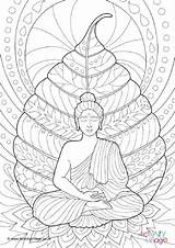 Buddha Colouring Coloring Pages Clipart Adults Drawing Mandala Kids Drawings Bodhi Tree Older Vesak Buddhist Mindfulness Sheets Monk Leaf Wesak sketch template