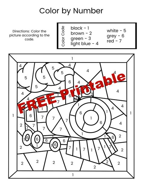polar express color  number pages  activity mom