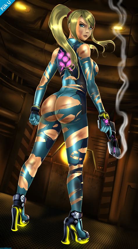 Samus Battledamage By Therealshadman Hentai Foundry