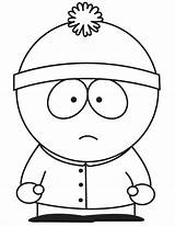 South Cartman Stan Colorear Colouring Ausmalen Futurama Malvorlagen Charakter Zeichnungen Kostenlose Páginas Azcoloring sketch template