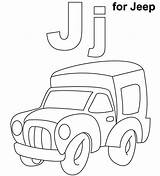 Pages Coloring Jeep Printable Alphabet Print Logo Template Color sketch template