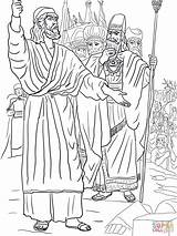 Elijah Ahab Baal Prophets Carmel Prophet Elia Printable Ausmalbilder Elias Supercoloring Karmel Berg Christianity Vineyard Naboth sketch template